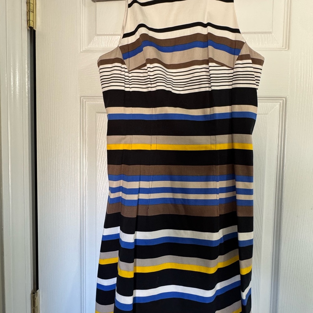 Maggy London Strapless Multicolor Dress